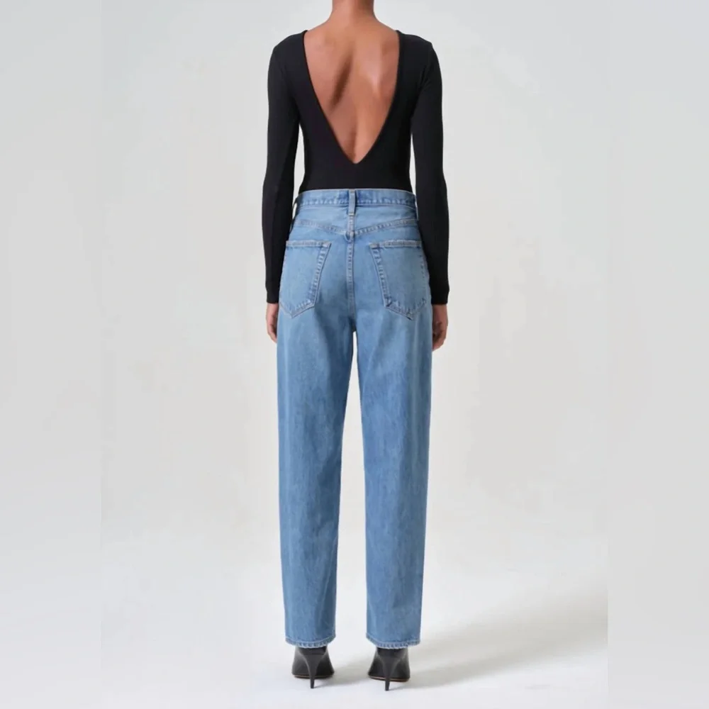 Agolde V-Waist Baggy Jeans - Picture 3 of 5